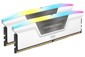 RAM - Corsair Vengeance RGB DDR5-5200 - 16GB - CL40 - Dual Channel (2 pcs) - AMD EXPO & Intel XMP - Hvit med RGB - CMH16GX5M2B5200Z40W