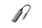 Nettverksadapter - UGREEN external network adapter RJ45 - USB Type C (1000 Mbps / 1 Gbps) Gigabit Ethernet gray (CM199) - 6957303857371