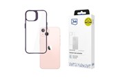 Mobil - Deksel og etui - 3mk Satin Armor Case+ Purple for Apple iPhone 14 - transparent - 5903108592789