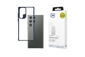 Mobil - Deksel og etui - 3mk Satin Armor Case+ Blue for Samsung Galaxy S24 Ultra - transparent - 5903108592703