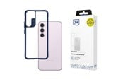 Mobil - Deksel og etui - 3mk Satin Armor Case+ Blue for Samsung Galaxy S24 - transparent - 5903108592697