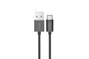 USB - Puro TPE 12W USB-A - microUSB 1m Cable - Black - PUCM12WBLK