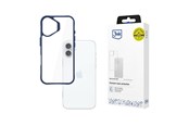 Mobil - Deksel og etui - 3mk Satin Armor Case+ Blue for Apple iPhone 16 Plus - transparent - 5903108597807