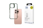 Mobil - Deksel og etui - 3mk Satin Armor Case+ Green for Apple iPhone 16 Pro - transparent - 5903108592727