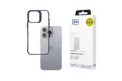 Mobil - Deksel og etui - 3mk Satin Armor Case+ Purple for Apple iPhone 16 Pro Max - Transparent - 5903108592840