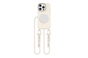 Mobil - Deksel og etui - Tech-Protect MagNecklace MagSafe Case for iPhone 16 Pro Max - Beige - 5906302311972
