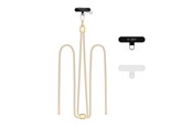 Mobil - Andre tilbehør - Tech-Protect C2S Rope Crossbody Strap - Beige - 5906302312696
