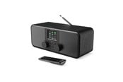 DAB, nettverks- og klokkeradio - Majority Rostock DAB+/FM Internet Radio With Bluet - DAB+/FM - Stereo - Svart - 1000003039