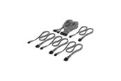 Strømkabel (intern) - Corsair Elite Premium Individually Sleeved Type-5 PSU Cables Starter Kit (Type 5) - Svart/Hvit - CP-8920444