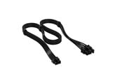 Strømkabel (intern) - Corsair Elite Premium Individually Sleeved PCIe Cable 8-pin (6+2 Split) Cable Type 5 - Svart - CP-8920452