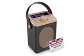 DAB, nettverks- og klokkeradio - Majority Little Shelford Portable Bluetooth DAB Radio - Black - DAB+/FM - Mono - Svart - LSH-DAB-BLK UK