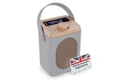 DAB, nettverks- og klokkeradio - Majority Little Shelford Portable Bluetooth DAB Radio - Grey - DAB+/FM - Mono - Grå - LSH-DAB-GRY UK