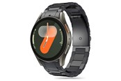 Smartklokke - Tilbehør - Tech-Protect Stainless Strap for Samsung Galaxy Watch 4 / 5 / 5 Pro / 6 / 7 / FE - Black - 5906302313556