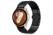 Smartklokke - Tilbehør - Tech-Protect Stainless Line Strap for Samsung Galaxy Watch 4 / 5 / 5 PRO / 6 / 7 / FE - Black - 5906302313563