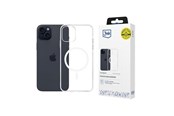 Mobil - Deksel og etui - 3mk Clear MagCase for Apple iPhone 15 - transparent - 5903108587044