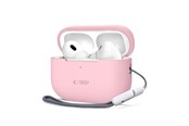 Mobil - Deksel og etui - Tech-Protect Silicone Case for Apple AirPods Pro 1/2 - Pink - 5906302313709