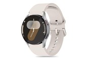 Smartklokke - Tilbehør - Tech-Protect Silicone Strap for Samsung Galaxy Watch 4 / 5 / 5 Pro / 6 / 7 / FE - Beige - 5906302313815
