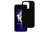 Mobil - Deksel og etui - 3mk Silicone Case for iPhone 16 Pro Max - Black - 5903108586641
