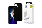 Mobil - Deksel og etui - 3mk Silicone Case for iPhone 16 Plus - Black - 5903108586627