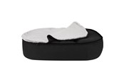 Hund - Bed Time Hundeseng KENZO 110x78x15 cm. Sort - 23G-NEW25-A19 BLACK