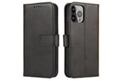 Mobil - Deksel og etui - Hurtel Magnet Case for Realme GT Neo 5 / Realme GT3 Flip Cover Wallet Stand Black - 9145576277157