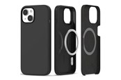 Mobil - Deksel og etui - Tech-Protect Silicone MagSafe Case for iPhone 15 - Matte Black - 9319456604221