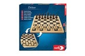 Brettspill & Puslespill - Noris DEvi LOVEuxe Wooden - Chess & Checkers - 606104577