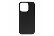 Mobil - Deksel og etui - Hurtel Liquid Silicone Case MagSafe for iPhone 16 Pro Max - Black - 5907769363337