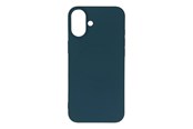 Mobil - Deksel og etui - Hurtel Liquid Silicone Case MagSafe for iPhone 16 - Dark Blue - 5907769363344