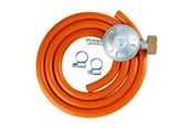 Grill & Tilbehør - Meva LPG Gas Cylinder Connection Kit Reducer 37 mbar 1.5m - 8590584570300