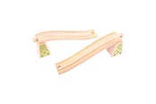 Treleker - Bigjigs Wooden Rails - Ramp - 4-piece - BJT113