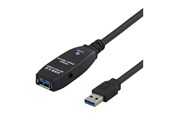 USB - Deltaco USB3-1002 - USB extension cable - USB Type A to USB Type A - 5 m - USB3-1002