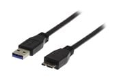 USB - Deltaco USB3-020S - USB cable - Micro-USB Type B to USB Type A - 2 m - USB3-020S
