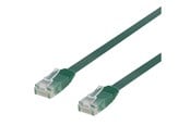 Nettverkskabel - Deltaco patch cable - 50 cm - green - Grønn - 0.5m - TP-60G-FL