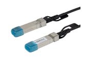 Nettverkskabel - Deltaco 10GBase-CU direct attach cable - 1 m - black - Svart - 1m - DAC-10G-1