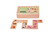 Treleker - Bigjigs Wooden Domino Farm Animals - BJ736