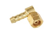 Grill & Tilbehør - Meva 1/4'' LH Angle Connector Adapter for 8x15mm Gas Hose Connection - 8590584435203