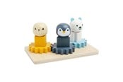 Babyleker - Bigjigs Wooden Gears Puzzle North Pole - 10 pcs. - 36003