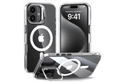 Mobil - Deksel og etui - Tech-Protect MagStand MagSafe Case for iPhone 16 - Transparent - 5906302375837