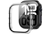 Smartklokke - Tilbehør - Tech-Protect Defense360 Tempered Glass Case for Apple Watch 10 (42mm) - Clear - 5906302376520