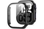 Smartklokke - Tilbehør - Tech-Protect Defense360 Tempered Glass Case for Apple Watch 10 (42mm) - Black - 5906302376544
