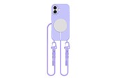 Mobil - Deksel og etui - Tech-Protect MagNecklace MagSafe Case with Lanyard for iPhone 16 - Purple - 5906302375905