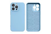 Mobil - Deksel og etui - Hurtel Silicone Case for Samsung Galaxy A14 5G / Galaxy A14 Silicone Cover Light Blue - 9145576273104