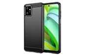 Mobil - Deksel og etui - Hurtel Carbon Case for Motorola Moto G Power 2023 Flexible Silicone Carbon Cover Black - 9145576275559