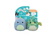 Hund - Squishmallows Pets Squishmallows 9cm Two-Pack Squeaky Plush Dog Toy D - JPT0303