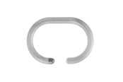 Baderomstilbehør - Croydex C-shaped shower curtain rings - Transparent - 12 pcs. - AK142132