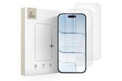 Mobil - Beskyttelsesglass - Tech-Protect Glass Fit+ 2-pack Tempered Glass for iPhone 16 Pro / 17 / 17 Pro - Clear - 5906302319244
