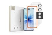 Mobil - Beskyttelsesglass - Tech-Protect Easy Set+ 3-pack Tempered Glass for iPhone 17- Clear - 5906302319268