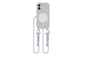 Mobil - Deksel og etui - Tech-Protect  MagNecklace MagSafe Case for iPhone 16 - Gray - 5906302370320