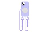 Mobil - Deksel og etui - Tech-Protect MagNecklace MagSafe Case for iPhone 14 - Lavender - 5906302376025